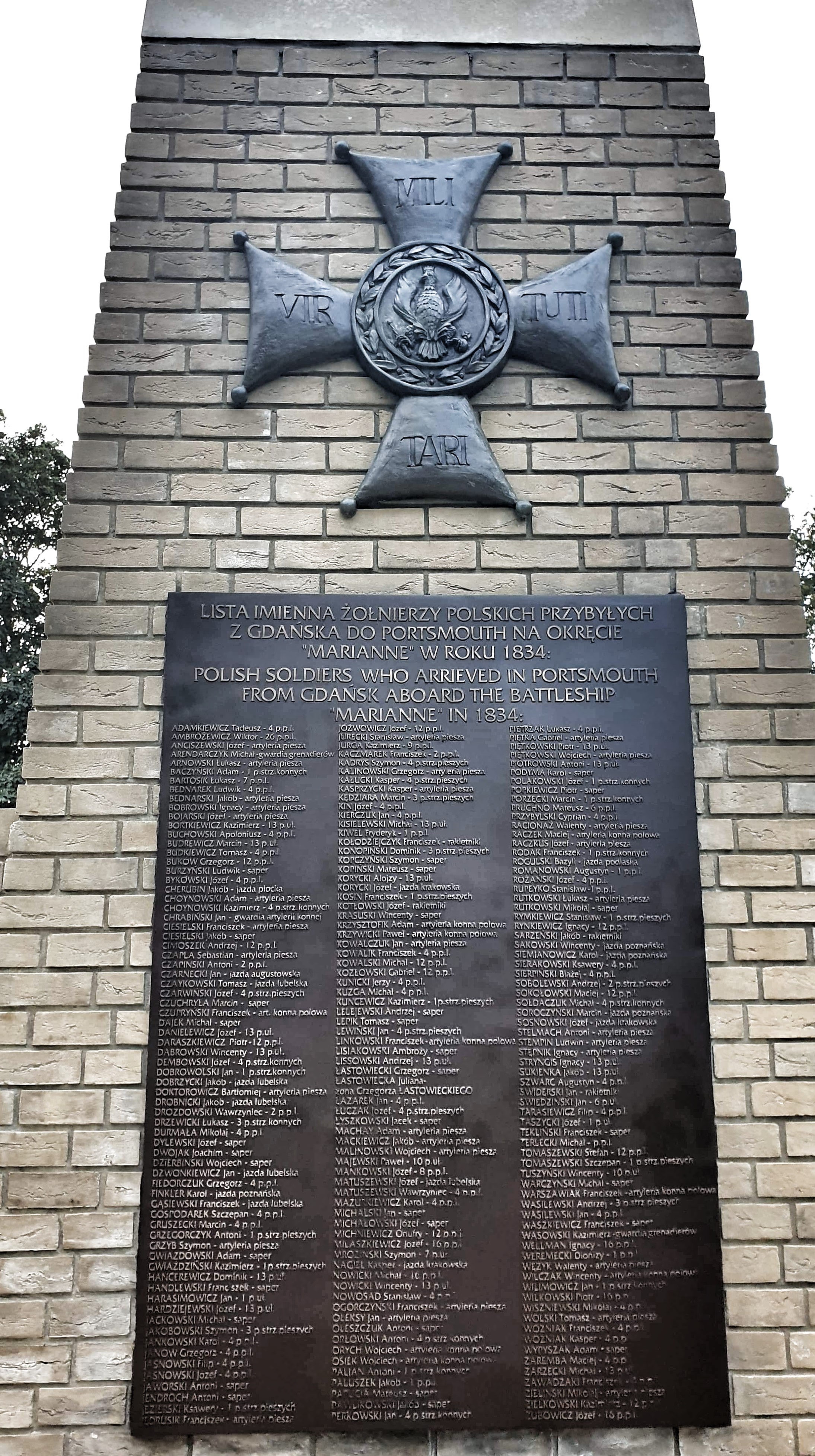 Polish soldiers on the 'Marianne'